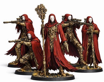 Hollow Men Data Cell - Hollow Legion - Highland Gaming Minis Exclusive - Sci-Fi Resin Squad