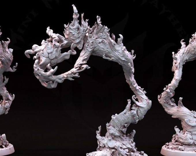 Fire Construct Fantasy Miniature - Mini Monster Mayhem Fantasy Resin Miniature
