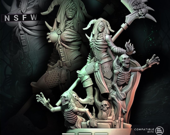 Fantasy Necromancer part 3 - WildMesh - Sci-Fi Grimdark Character Miniature