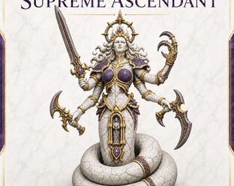 Chaos Of Excess Matriarch - Supreme Ascendent  - Marble Legion - Highland Gaming Minis Exclusive Compatible with Legion Wars Grimdark