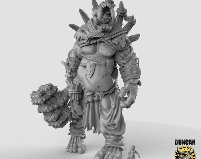 Chaos Titan King | Duncan Shadow| PathFinder | Mini | Tabletop Wargaming | Dungeons and Dragons | Resin | Fantasy | RPG