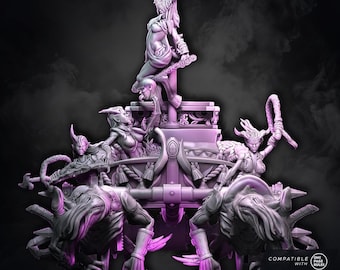 Chariots of Excess Mega Collectors Scene! - WildMesh - Chaos Excess - Sci-Fi Grimdark Monster Miniature
