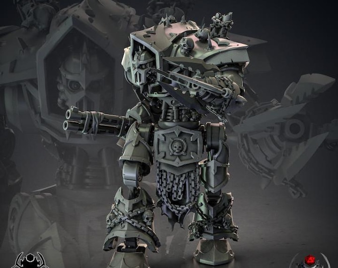 Fallen Knights Exterminator - Sci-Fi Wargames & TTRPG | Eight Legs Miniatures mini