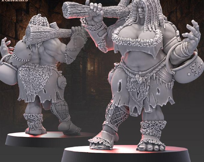 She Ogre Lady - Across the Realms - Tabletop Wargaming for Grimdark | Alternative  | OPR Sci-Fi mini