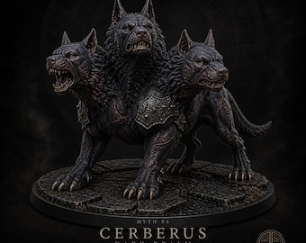 Legions of Myth Cerberus | Four-Realm Three-Headed Hound Resin Miniature | HGM