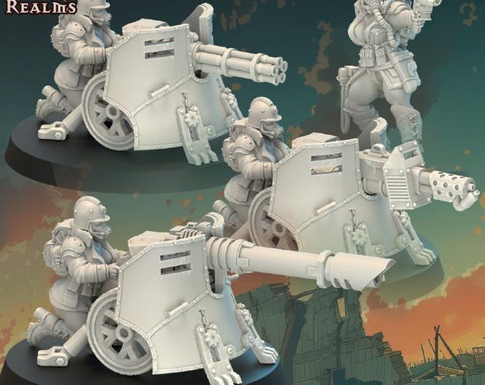 Cult of Death Support Weapons – Across The Realms – Sci-Fi – Resin Unit