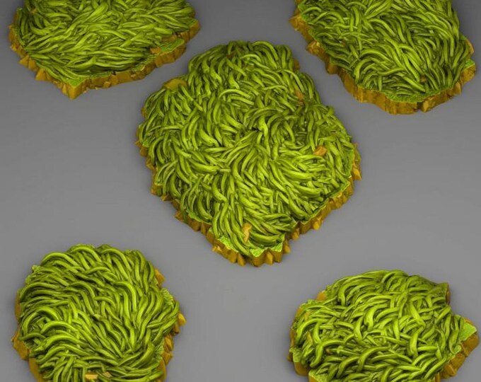 Grass from the Valley Scatter Terrain Objectives Fantastic Plants and Rocks | PathFinder | Mini | Dungeons and Dragons Fantasy Grimdark