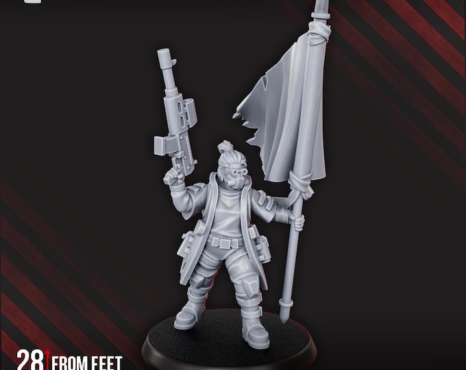 The Alcal Rats Master - DakkaDakka Licensed 28mm Resin Sci-Fi Miniature