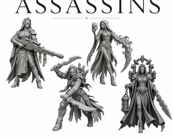 Assassins of Marble Legion - Marble Legion - Highland Gaming Minis Exclusive - Sci-Fi Resin Characters