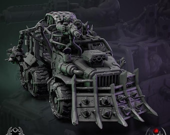 Ork War Truck • 32mm Grimdark Ork Miniature Set for Sci-Fi Wargames & TTRPG | Eight Legs Miniatures mini
