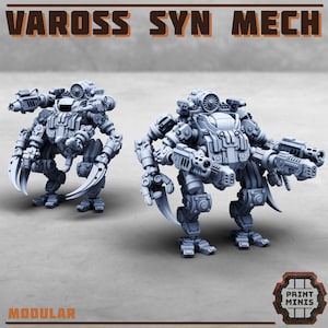 Vaross Syn Mech - Print Minis Licensed 28-32mm Resin Sci-Fi Mech Miniature