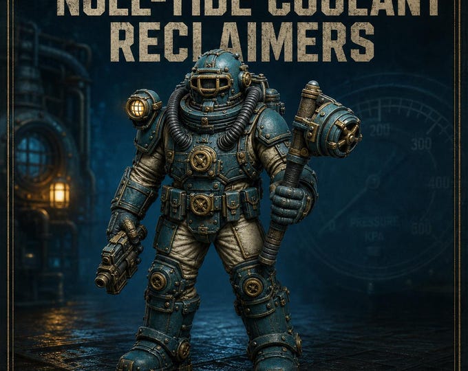 Null-Tide Coolant Reclaimers | 1, 5, 10 or 20 Industrial Sci-Fi Resin Miniatures | HGM Exclusive
