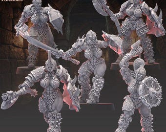 She Orc Infantry - Across the Realms - Tabletop Wargaming for Grimdark | Alternative  | OPR Sci-Fi mini