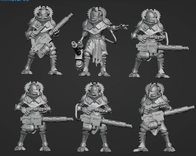Steelborn Eradictors - Frigid Miniatures - Tabletop Wargaming for Grimdark | Alternative  | OPR Sci-Fi mini