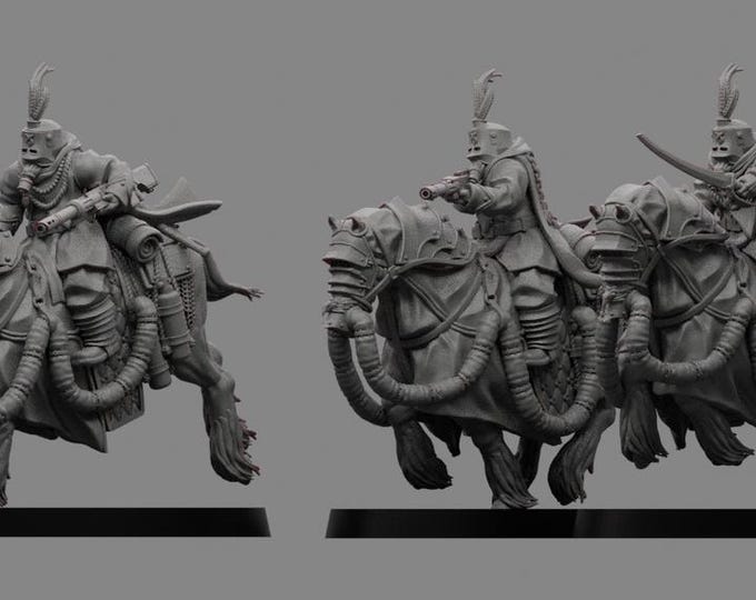 Krevat Rider Cavalry Unit - Sedivalle - Tabletop Wargaming for Grimdark | OPR | Sci-fi