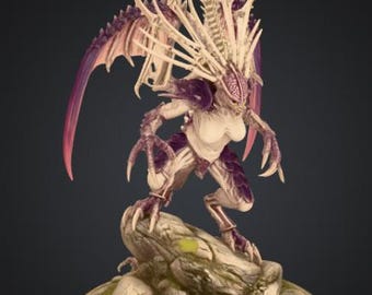 Space Bug Psyictor Reborn Male + Female - Exclusive Highland Gaming Minis - Tabletop Wargaming for Grimdark | Alternative  | OPR Sci-Fi mini