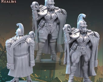 Imperial Cult Of Death Captain – Across The Realms – Sci-Fi – Resin Unit
