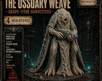 The Ossuary Weave | 4 HGM Underworks Grave-Tithe Harvester Resin Miniatures