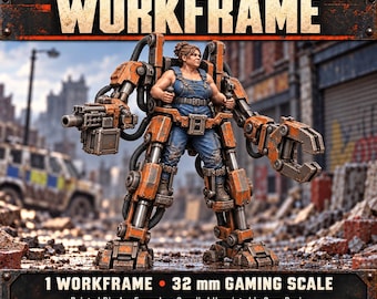 Earthline Workframe | Civilian Industrial Exoskeleton | 32mm Sci-Fi Resin Gaming Miniature