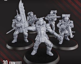 Phaeton Guard Special Forces - Grimdark - DakkaDakka - Sci-Fi Grimdark Resin Miniature