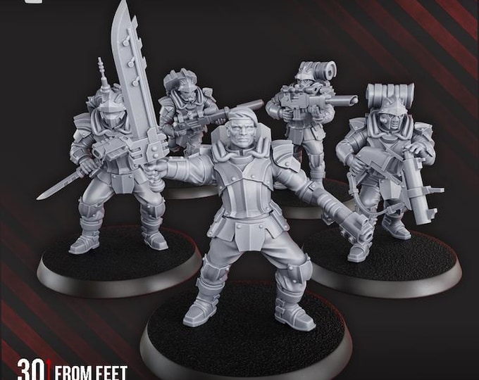 Phaeton Guard Special Forces - Grimdark - DakkaDakka - Sci-Fi Grimdark Resin Miniature