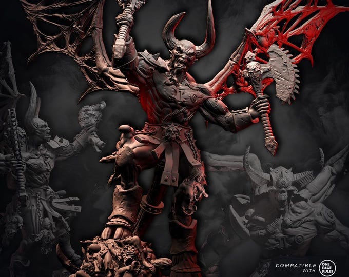 Ferox The Banished - WildMesh - Chaos Wrath - Sci-Fi Grimdark Character Miniature