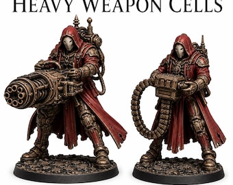 Hollow Heavy Weapon Cells - Hollow Legion - Highland Gaming Minis Exclusive - Legion Wars Tabletop Wargaming Multi-Verse Grimdark OPR Sci-Fi