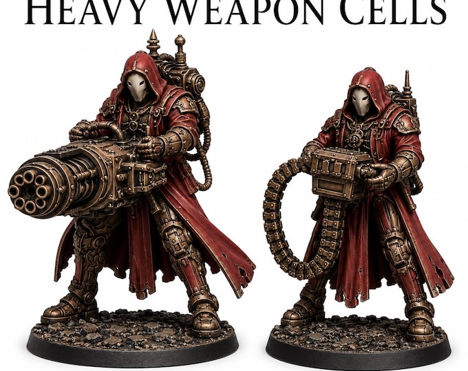Hollow Heavy Weapon Cells - Hollow Legion - Highland Gaming Minis Exclusive - Legion Wars Tabletop Wargaming Multi-Verse Grimdark OPR Sci-Fi