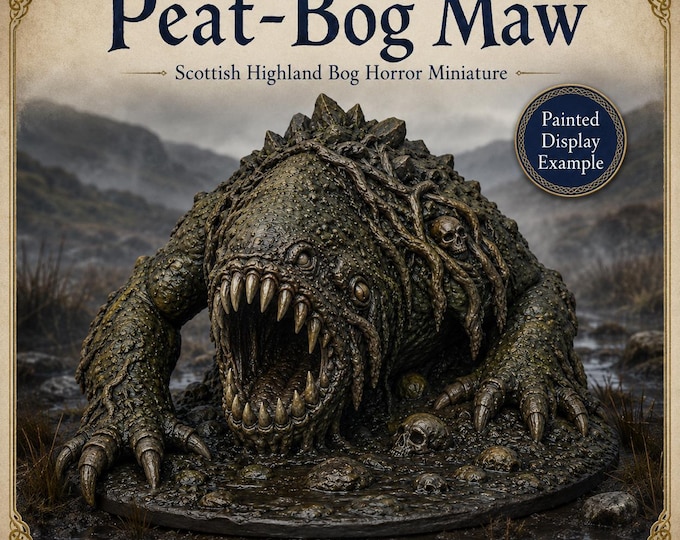 Peat-Bog Maw - HGM Exclusive Resin Scottish Highland Bog Horror Miniature
