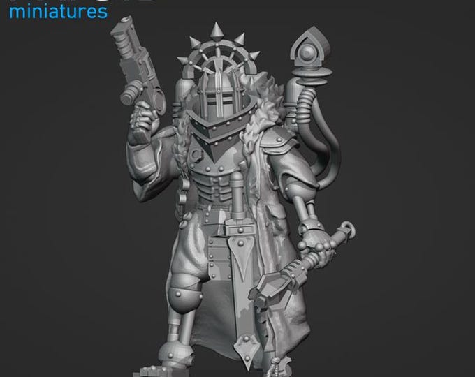 Steelborn Enforcer - Frigid Miniatures - Tabletop Wargaming for Grimdark | Alternative  | OPR Sci-Fi mini