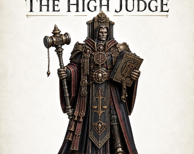 Corrupt Ascendancy The High Judge - HGM Exclusive Resin NPC Miniature