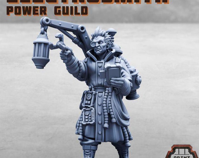 Electrosmith - Power Guild - Print Minis - Grimdark - Print Minis - Fantasy Resin Miniature