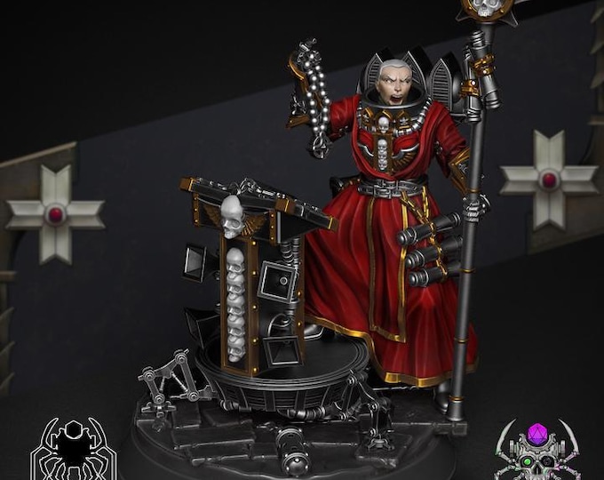 The Widows Preacher • 32mm Grimdark - Sci-Fi Wargames & TTRPG | Eight Legs Miniatures mini