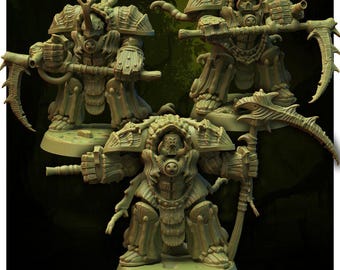 Chaos Plague Reapers Scarab Wardens Guardians - God Immaterium Miniatures - Tabletop Wargaming for Grimdark | Alternative  | OPR Sci-Fi mini