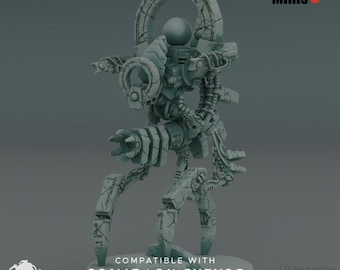Doomed Empire Primordial Walker - Oshounaminis Licensed Resin Sci-Fi Walker Miniature