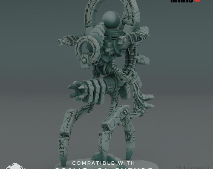 Doomed Empire Primordial Walker - Oshounaminis Licensed Resin Sci-Fi Walker Miniature