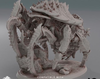 Mother Bug Deep Hive - Oshounaminis - Tabletop Wargaming Compatible with GrimDark, OPR and other table top Wargames