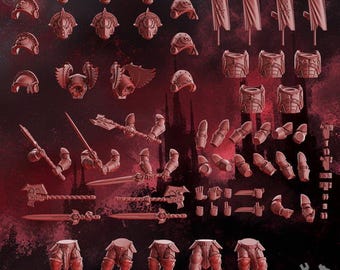 Crimson Wings Honour Squad & Storm Squad with Jump Packs- | Grimdark - DakkaDakka - Fantasy Squad Miniatures