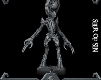 Seer of Sin - Rocket Pig Games - Tabletop Wargaming for Grimdark | OPR Sci-Fi & Fantasy Resin Mini