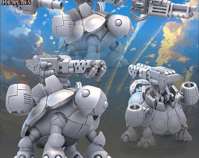 Robo Turtle - Across the Realms - Tabletop Wargaming for Grimdark | OPR | Sci-fi