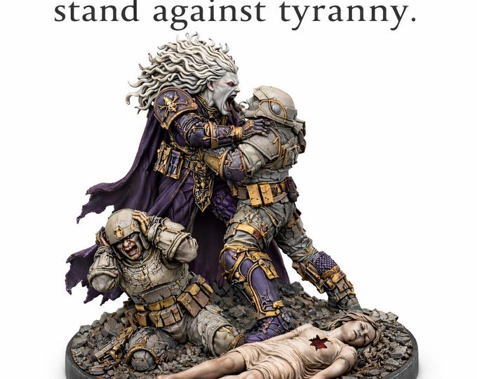 Chaos Of Excess Daughters of Abyzou Diorama Charity Model Exclusive HighlandGamingMinis Miniatures Range Tabletop All Profits to Womans Aid