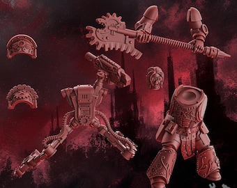 Crimson Wings Engineer - Grimdark - DakkaDakka - Fantasy Resin Miniature