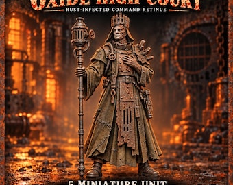 Oxide High Court | Choose 1 Named Pose or Full Set of 5 | Rust Legion Cult Resin Miniatures | HGM Exclusive