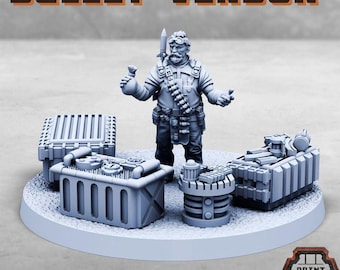 Bullet Vendor - Print Minis - Tabletop Wargaming Miniature for Grimdark | OPR | Sci-fi