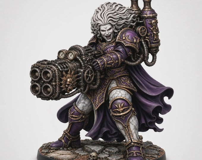 Abyzou Siege Sisters | 10 Marble Legion Heavy Weapon Miniatures | 28mm or 32mm | HGM Exclusive