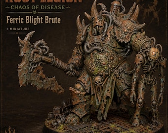 Ferric Blight Brute | Rust Legion Chaos of Disease | HGM Exclusive Resin Sci-Fi Monster Miniature