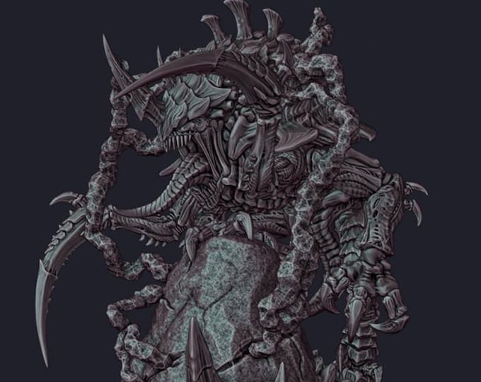 Magnificent Dog Miniature Space Bugs of Death - Unassembled - Monster - Scifi Grimdark - Compatible with all wargames - proxy alien bug