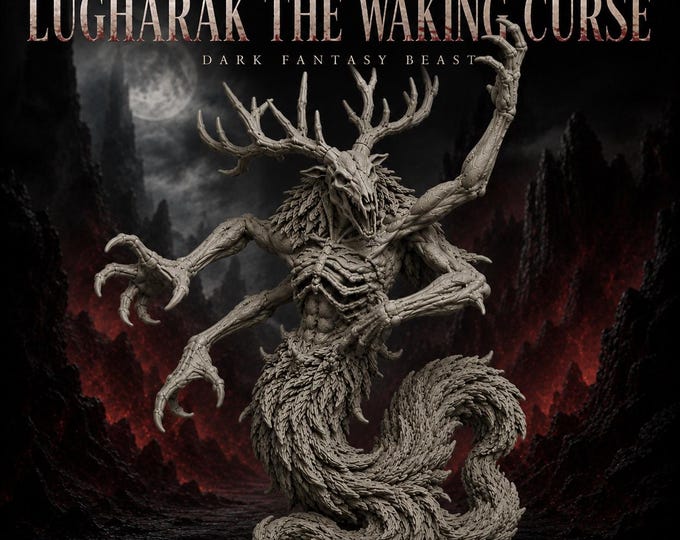 Lugharak The Waking Curse - HGM Exclusive Resin Dark Fantasy Monster Miniature