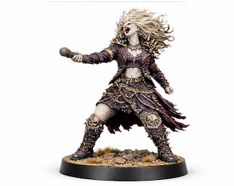 Chaos Champion Of Excess - Sonic Vox Siren - Marble Legion - Legion Wars Highland Gaming Minis Exclusive Multi-Verse Grimdark OPR Resin mini