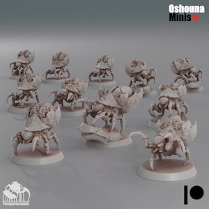 Brain Bugs (5-20) - Deep Hive - Oshounaminis - Tabletop wargaming miniature for Grimdark | OPR | Sci-fi | Alien Bug Proxy | 3D printed model